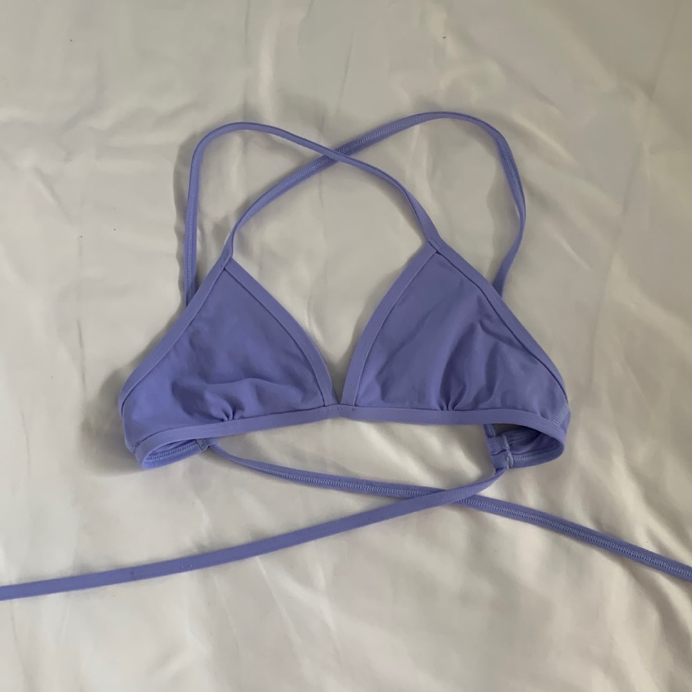 JOLYN Lavender Triangle Bikini Top